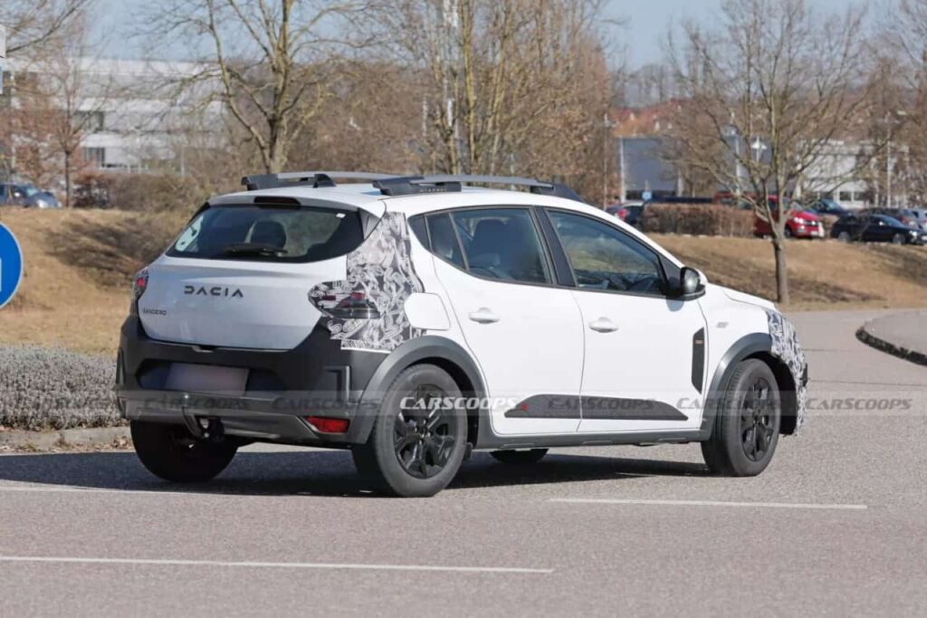 Dacia Sandero Stepway 2026 crédit image carscoops.com
